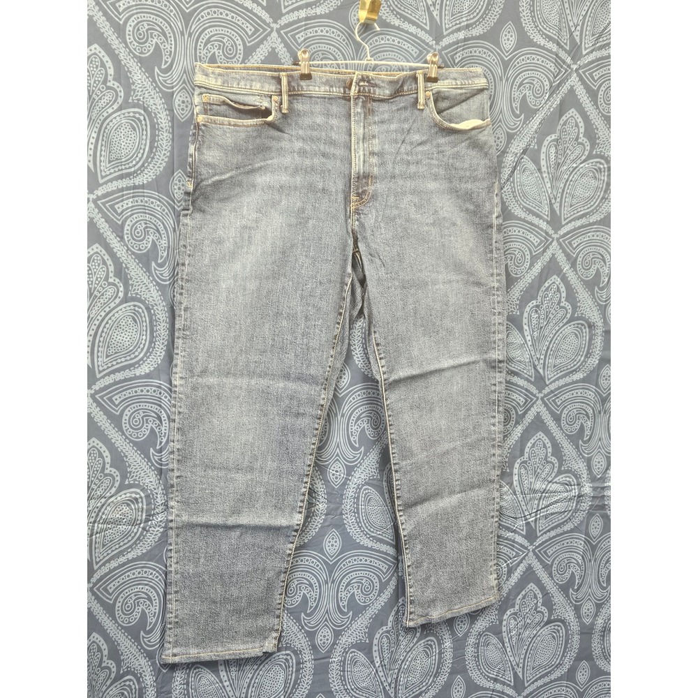Lands End Mens Traditional Fit Stretch 5 Pocket Denim Jeans Size 44x31